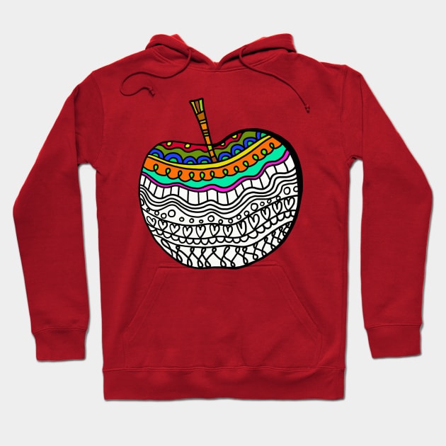 abstract apple Hoodie by DrDesign